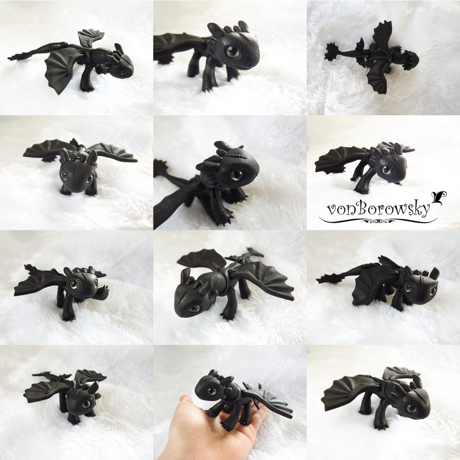 Toothless - POSEABLE by vonBorowsky