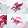 Pink Dragon Soft Sculpture