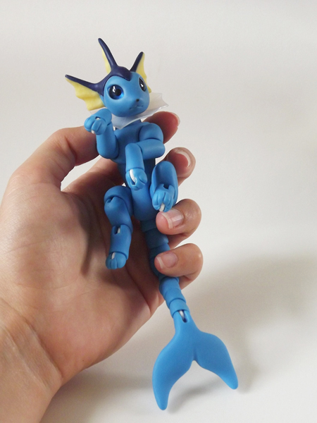 Handmade Vaporeon Ball Jointed Doll