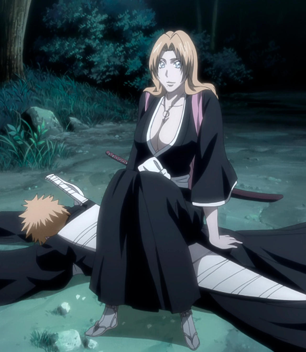 Rangiku and Ichigo by afrolein on DeviantArt