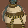 Egyptian cat woman adopt