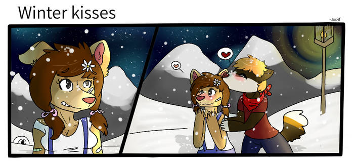 Winter kisses