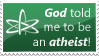 Atheism stamp