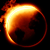 Planet in fire