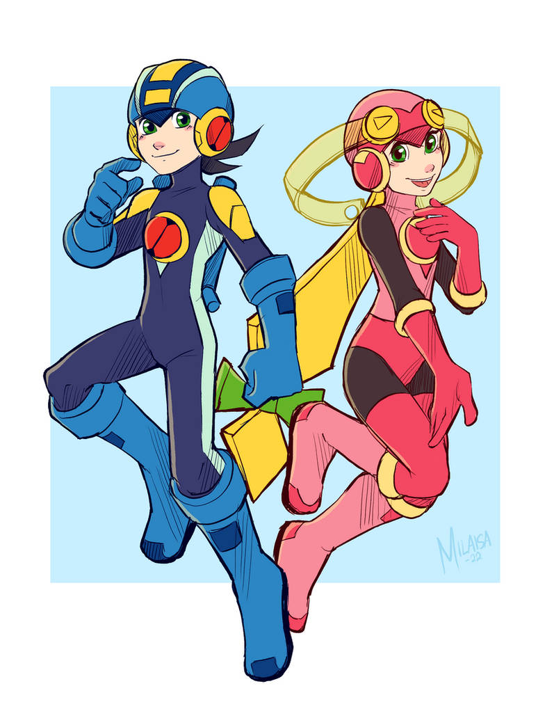 Megamanexe And Rollexe By Waatam On Deviantart 