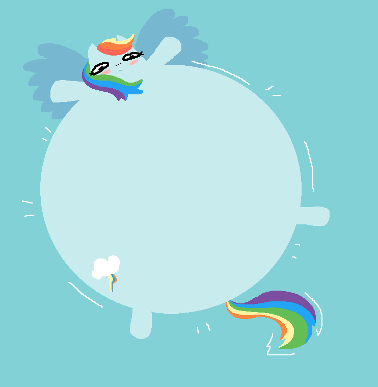Rainbow Dash Inflation Deviantart