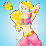 Belly dancing Peach 