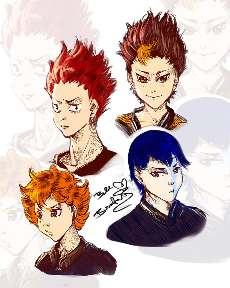 Haikyu sketches by Sketchista on DeviantArt
