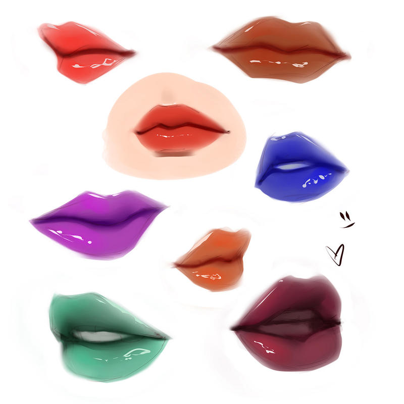 Trying Samdoesarts' tutorial on lips! by Sketchista on DeviantArt