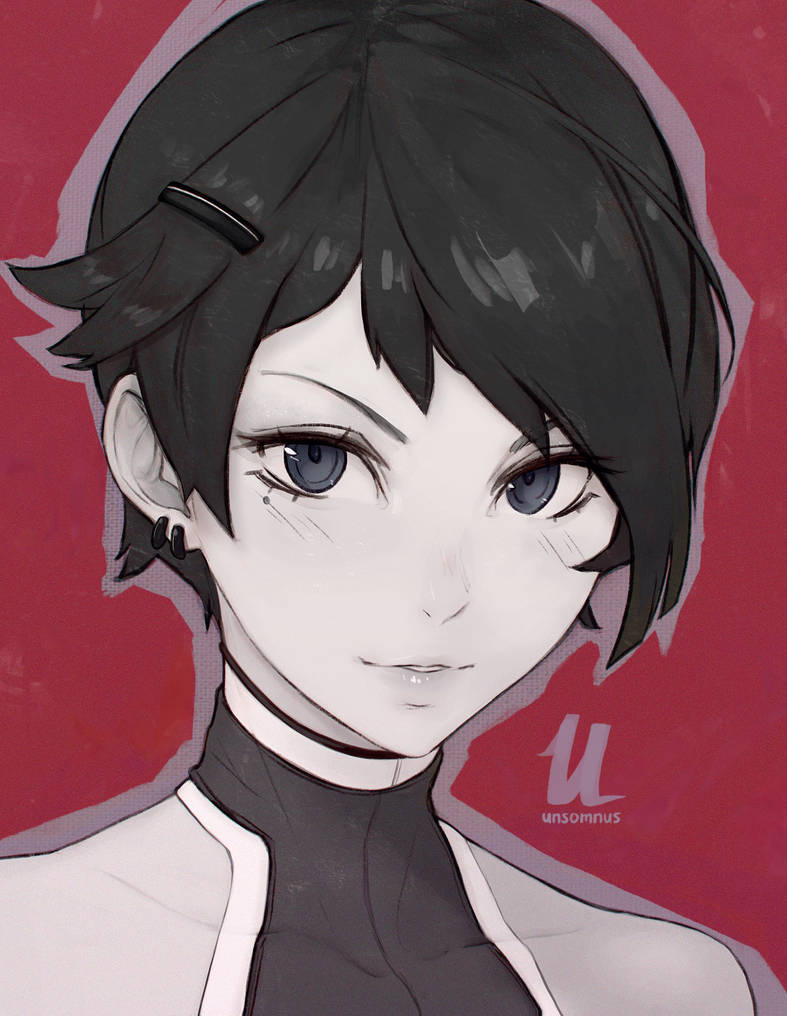 Anime Girl Characters With Short Black Hair Otaku Wallpaper Anime Girl Characters With Short Black Hair Otaku Wallpaper