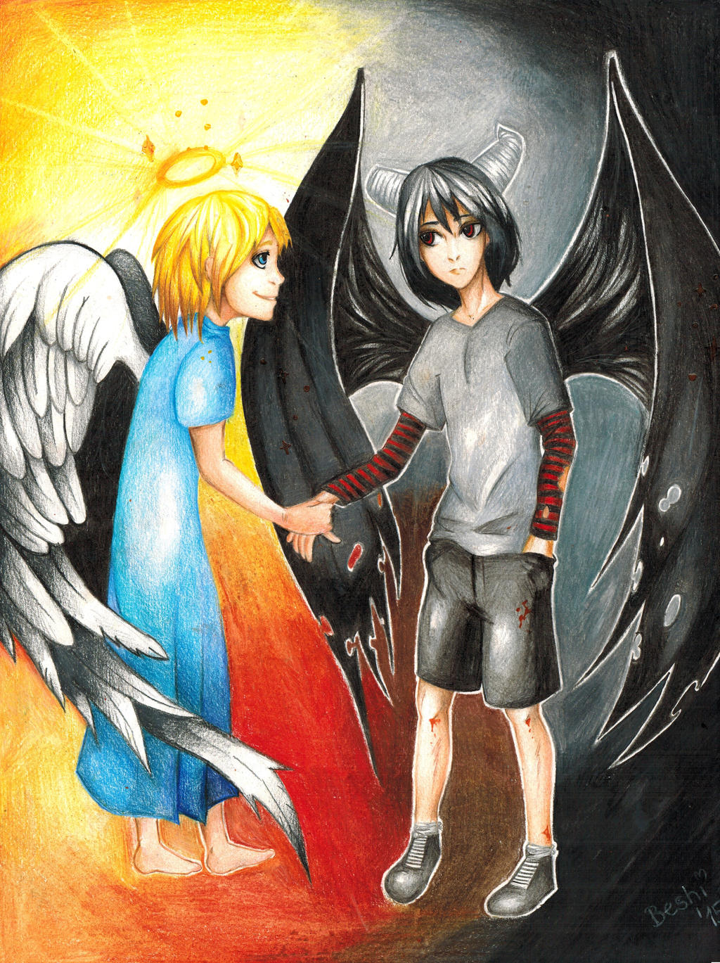 Binding of Isaac: Isaac x Azazel as human by Beshi-senpai on DeviantArt