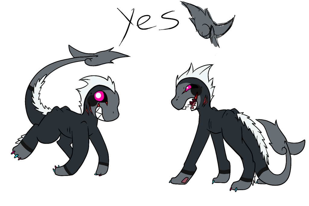 Yes. Reference Yes' reference sheet by CleverConflict on DeviantArt