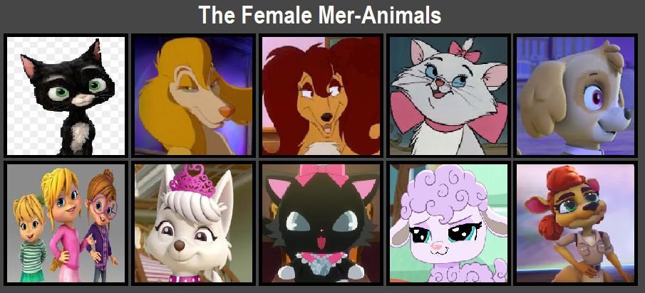 The Female Mer-Animals 00003 by RowserlotStudios1993 on DeviantArt