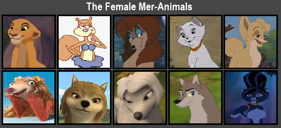 The Female Mer-Animals 00001 by RowserlotStudios1993 on DeviantArt