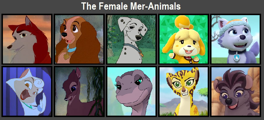 The Female Mer-Animals 00006 by RowserlotStudios1993 on DeviantArt