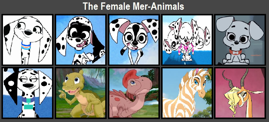 The Female Mer-Animals 00008 by RowserlotStudios1993 on DeviantArt