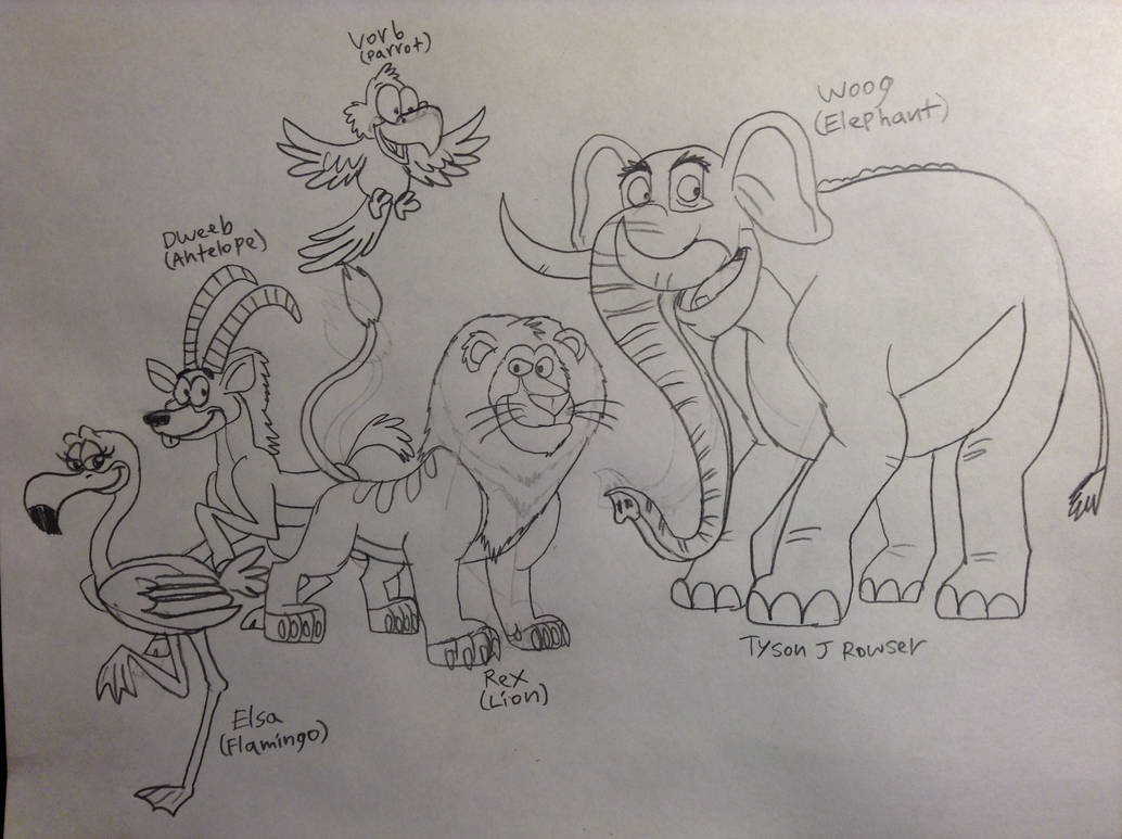 We Re Back A Jungle Animal's Story We're Back! A Dinosaur's Story Jungle Animal AU by RowserlotStudios1993