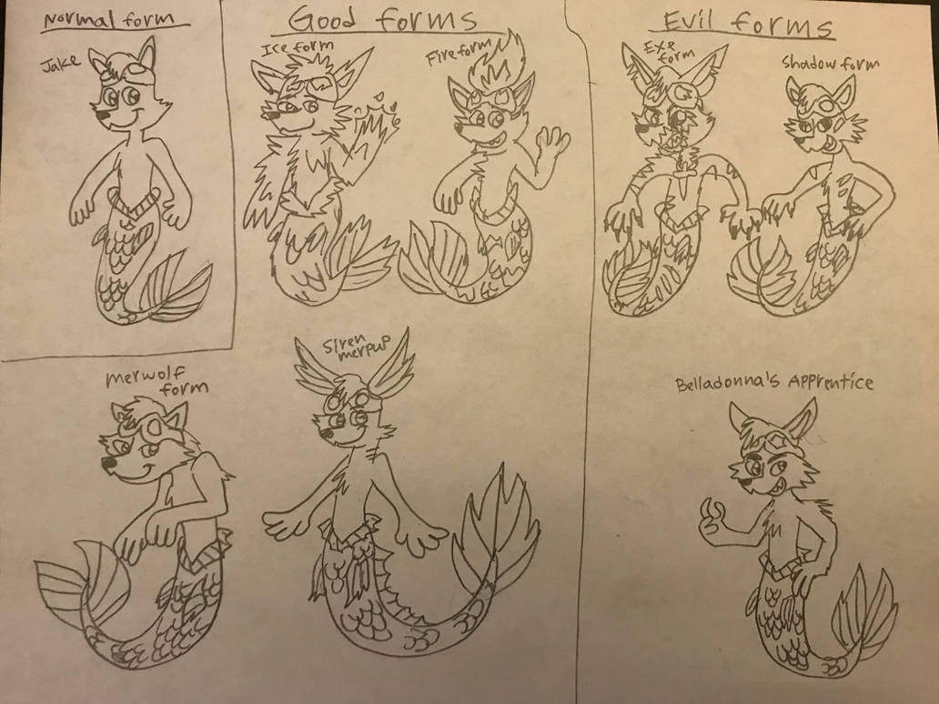 Jake's forms by RowserlotStudios1993 on DeviantArt