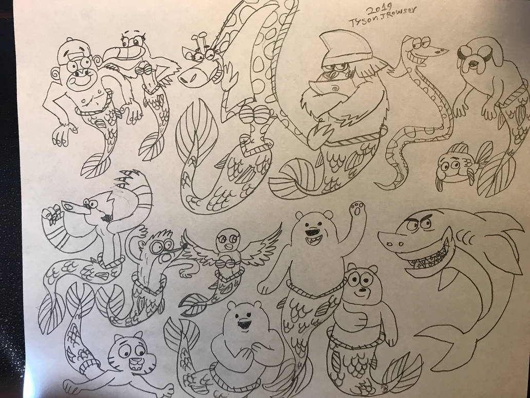 Cartoon Network Mer Animals by RowserlotStudios1993 on DeviantArt