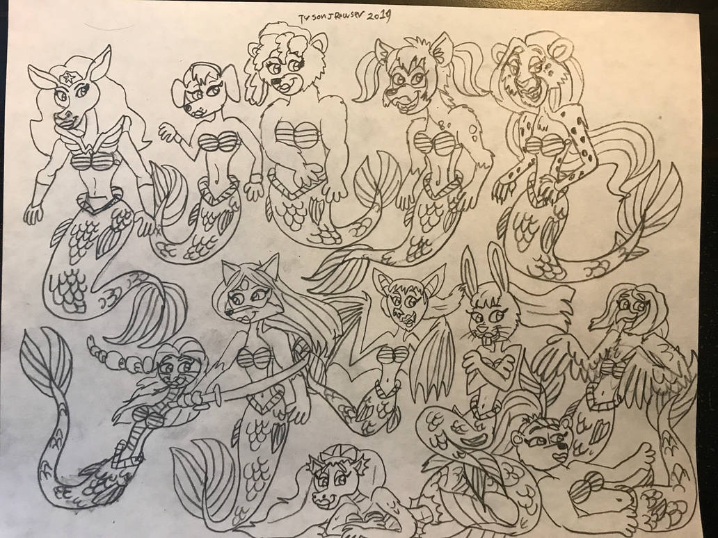 DC Super Girls Mer-Animals by RowserlotStudios1993 on DeviantArt