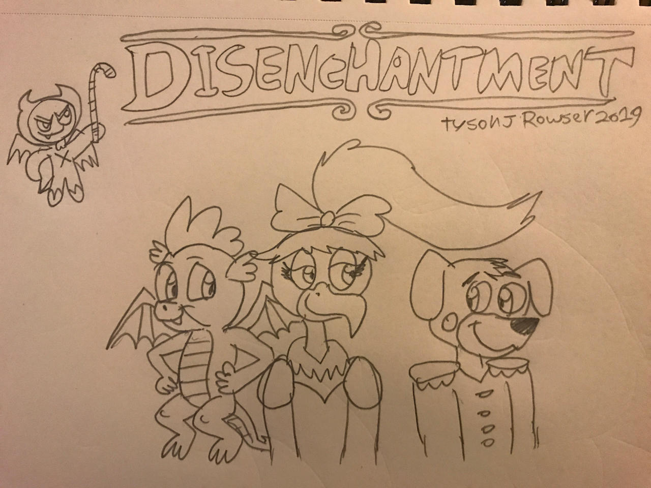 Disenchanted Deviantart Disenchantment poster by RowserlotStudios1993 on DeviantArt