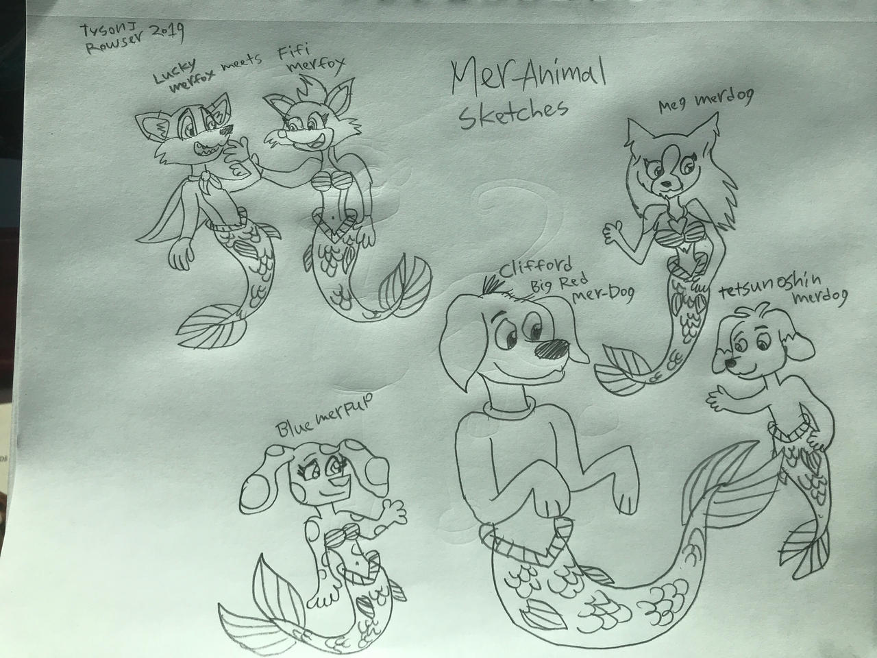 Meranimal doodles 2 by RowserlotStudios1993 on DeviantArt