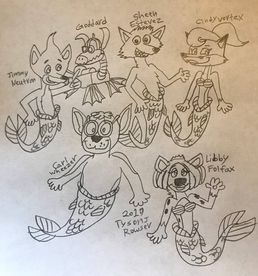 Jimmy Neutron Mer-Animals by RowserlotStudios1993 on DeviantArt