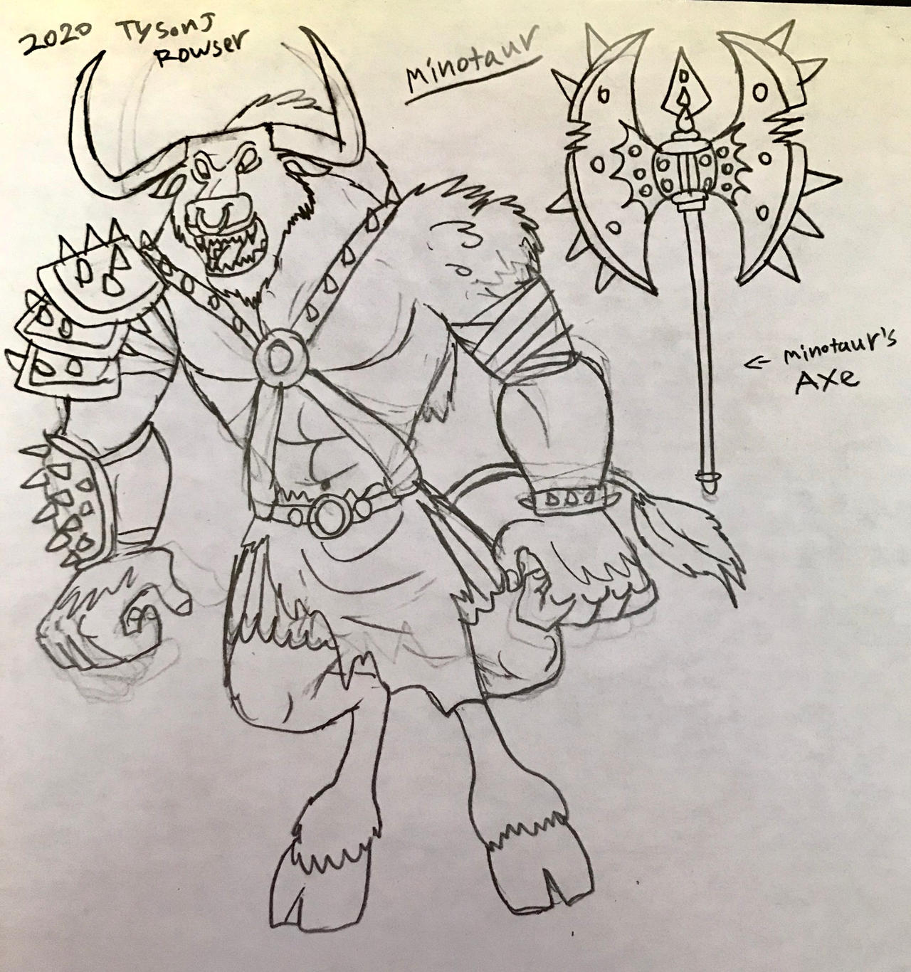 Minotaur 2020 by RowserlotStudios1993 on DeviantArt
