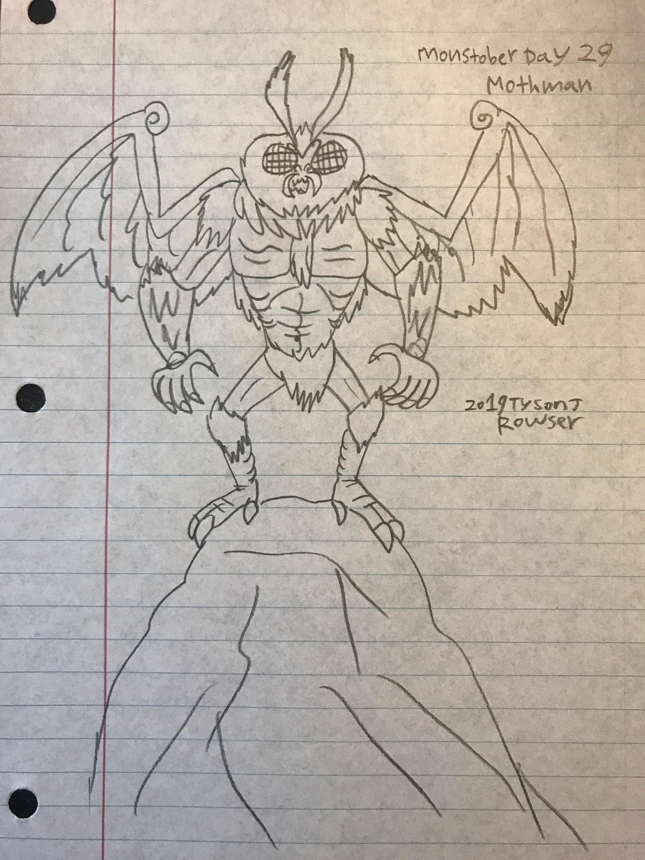 Mothman by RowserlotStudios1993 on DeviantArt