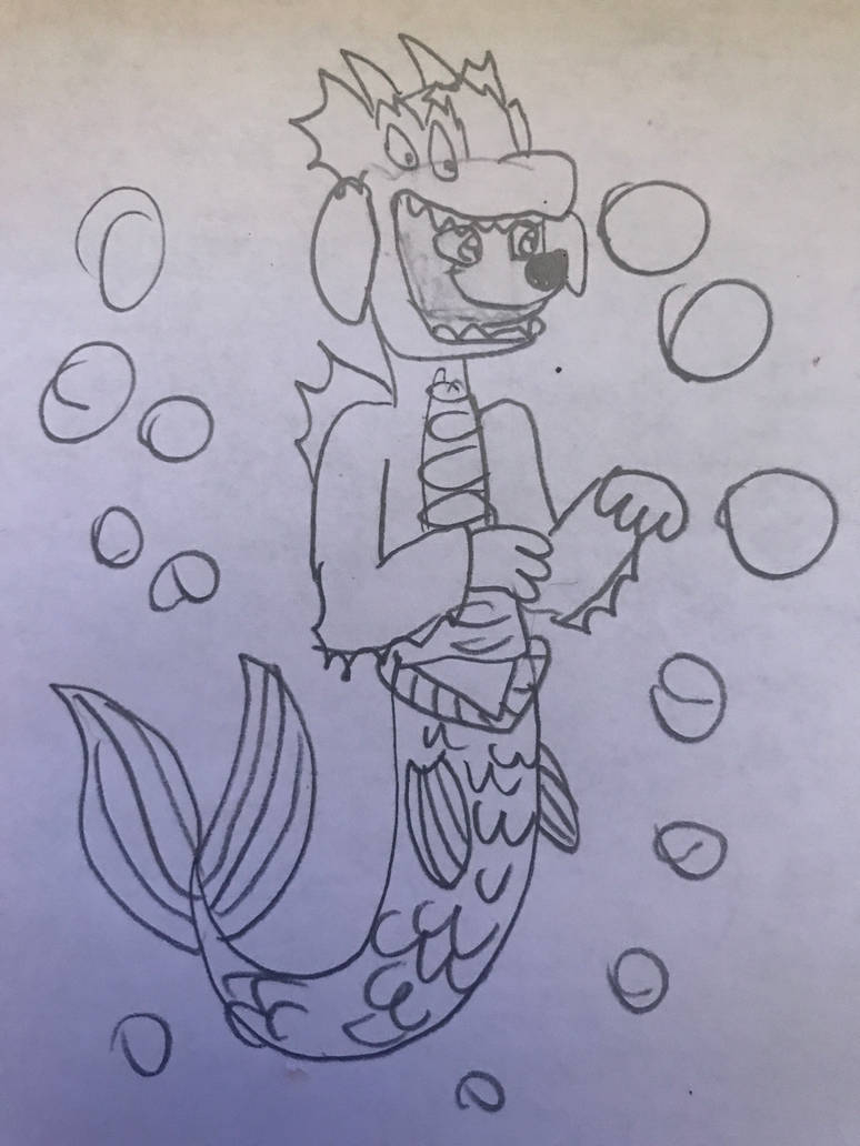 Merpup Zuma in sea monster costume by RowserlotStudios1993 on DeviantArt