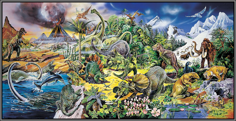 Prehistoric Animals Mural By RowserlotStudios1993 On DeviantArt prehistoric-animals-mural-by-rowserlotstudios1993-on-deviantart