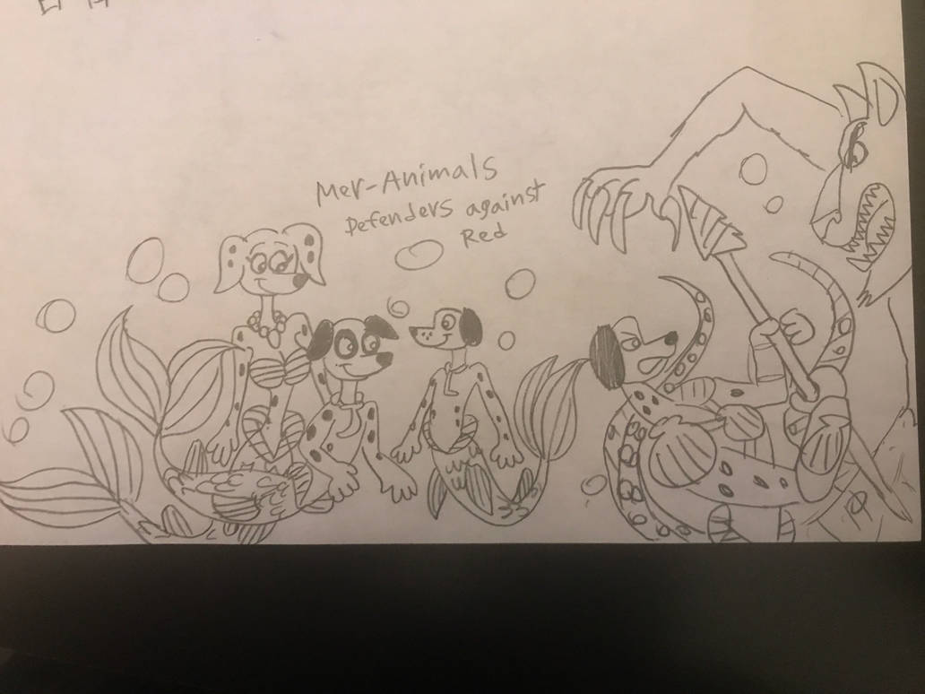 Mer-Animals defender against red poster by RowserlotStudios1993 on ...