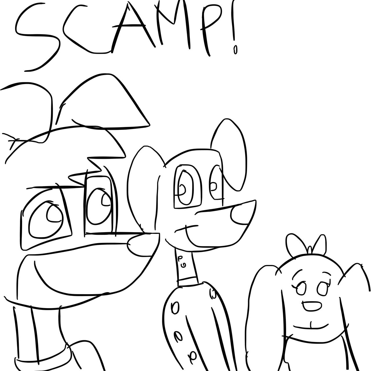 SCAMP! Poster by RowserlotStudios1993 on DeviantArt
