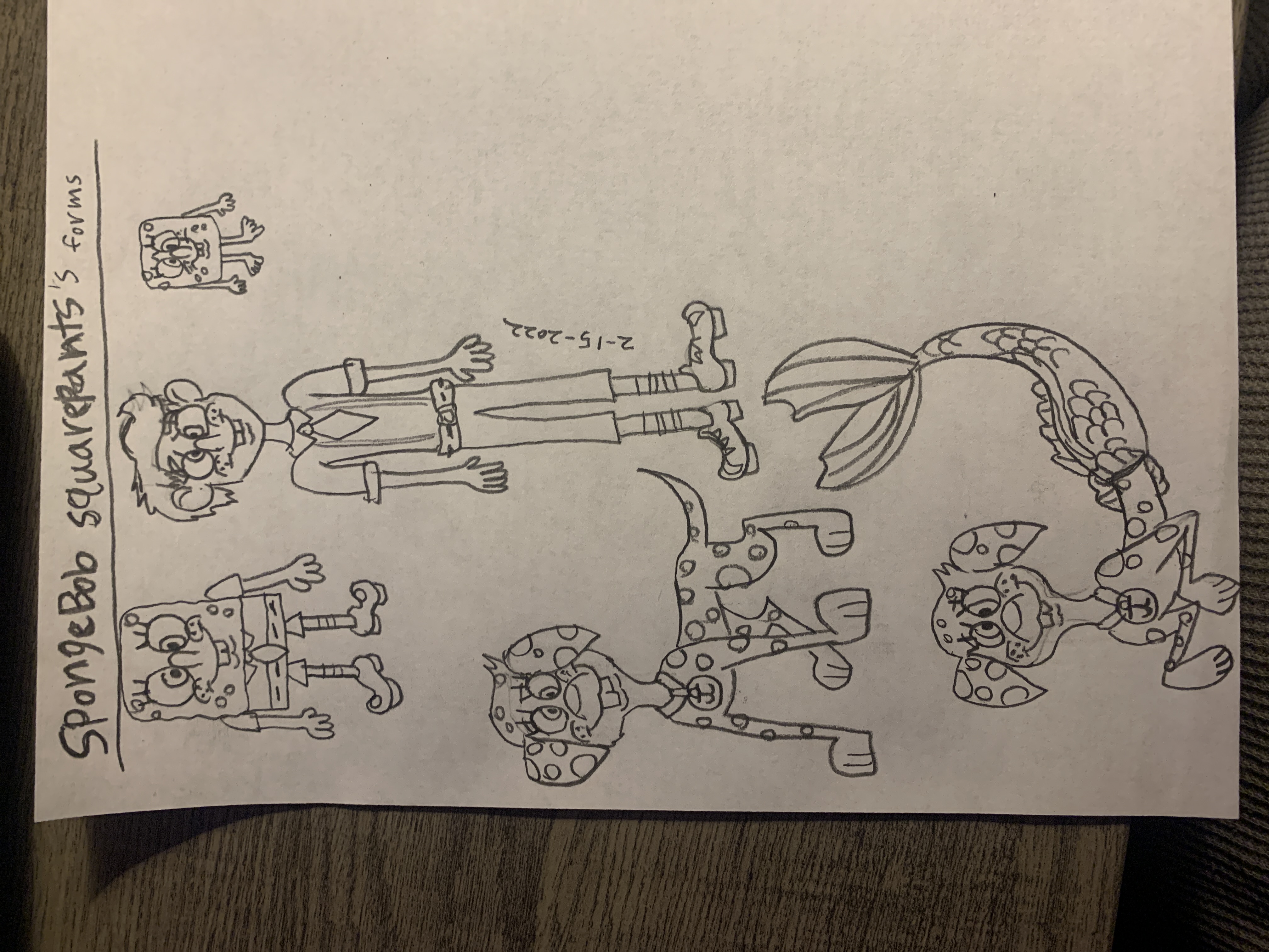Spongebob In Rounded Form The forms of SpongeBob SquarePants by RowserlotStudios1993 on DeviantArt