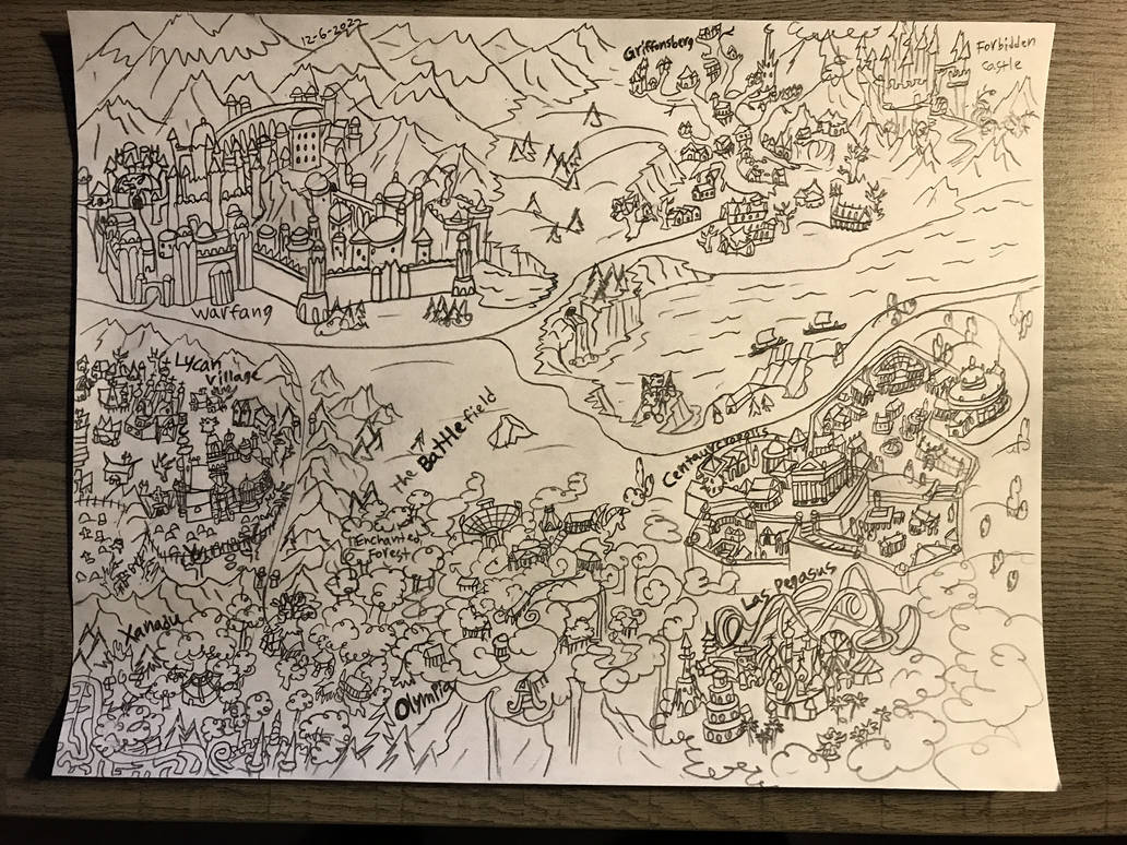 Beast Kin Village Map Map view of Beastly Dominion by RowserlotStudios1993 on DeviantArt