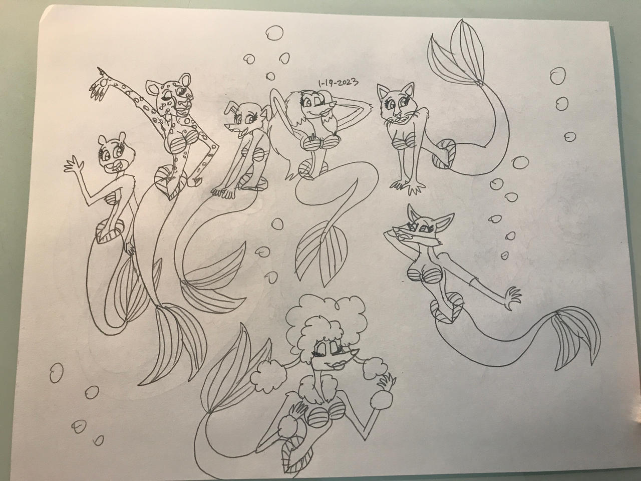 Pretty Mer-Animals by RowserlotStudios1993 on DeviantArt