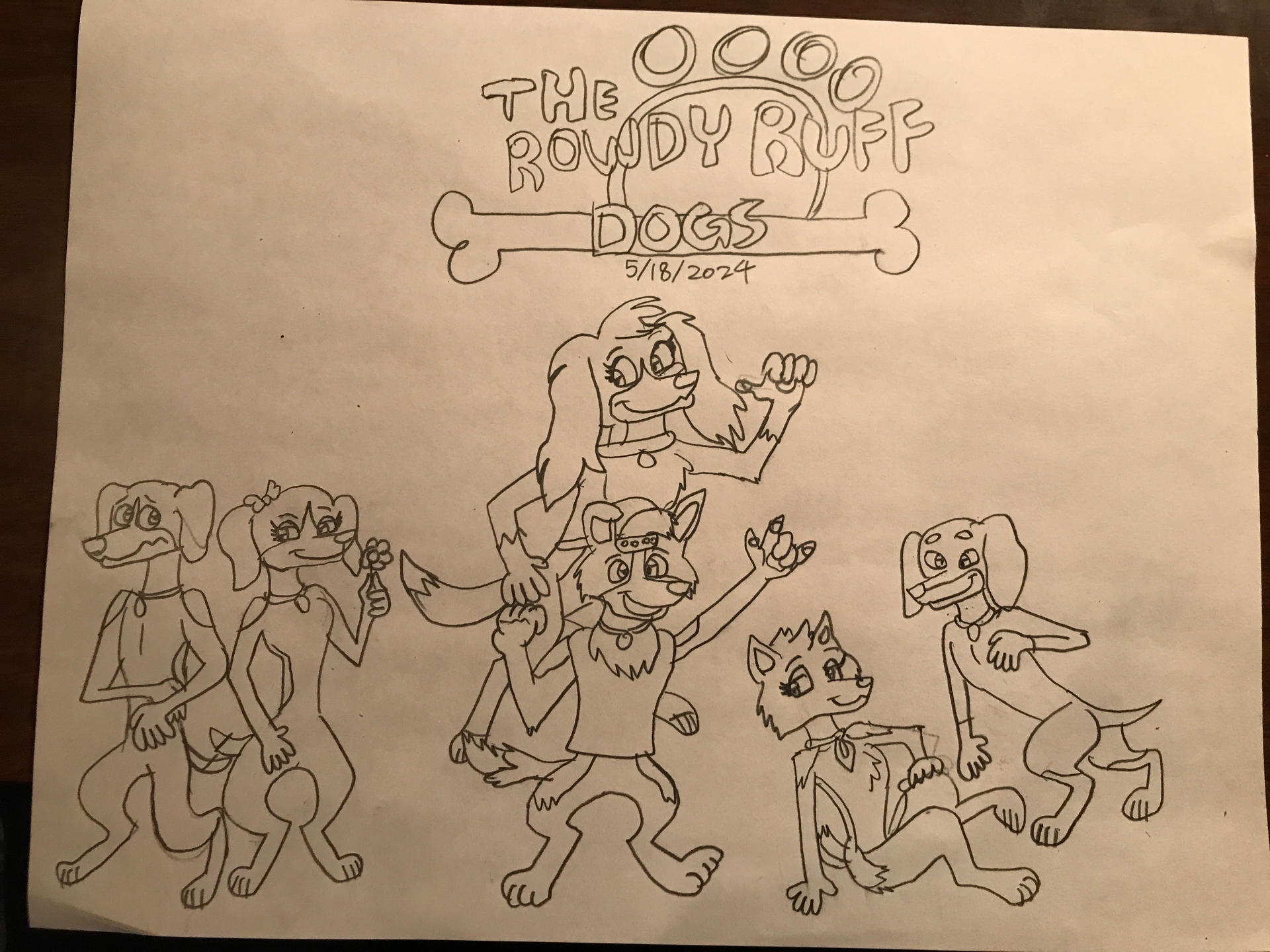 Dog Ruf Ruff The Rowdy Ruff Dogs poster by RowserlotStudios1993 on DeviantArt