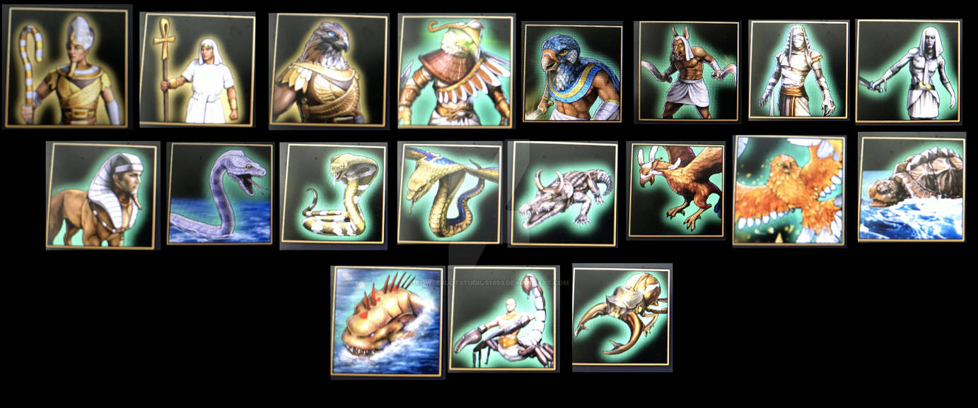 The Egyptian Units from Age of Mythology Retold by RowserlotStudios1993 ...