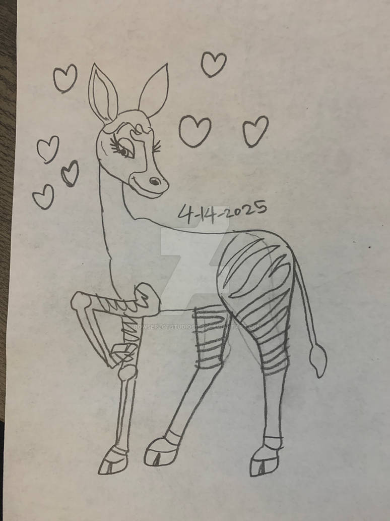 Africapril - The Lovely Lady Okapi by RowserlotStudios1993 on DeviantArt