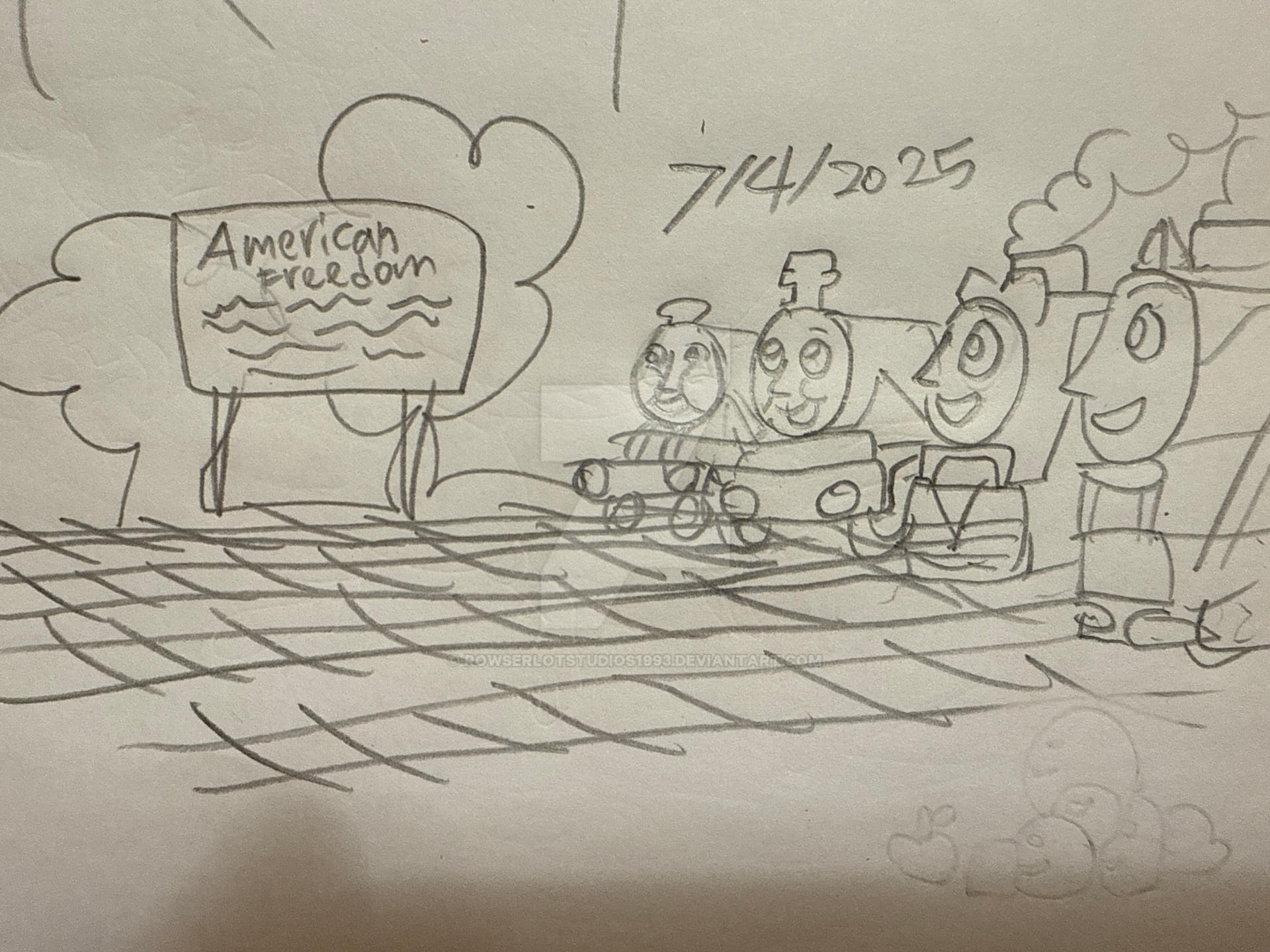 American Freedom for the trains by RowserlotStudios1993 on DeviantArt