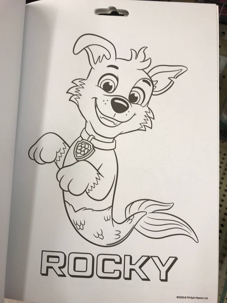 Merdog Colouring In Imagine Ink COLOR! PAW Patrol Merpups 04 Rocky by RowserlotStudios1993 ...