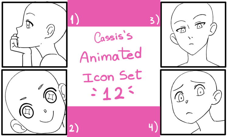 Animated YCH Icon Set 12 OPEN by Akassis on DeviantArt