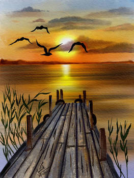 Sunlit horizon