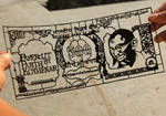 Papercut art - Indian 500 rupees note by ParthKothekar