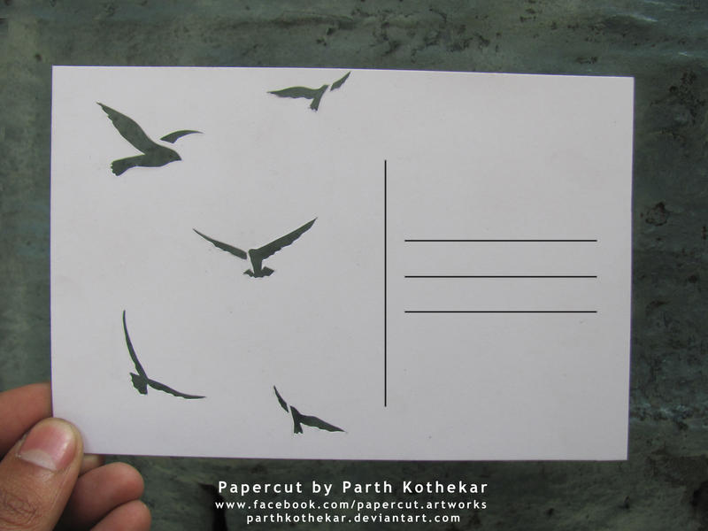Papercut Postcard #05 by ParthKothekar on DeviantArt