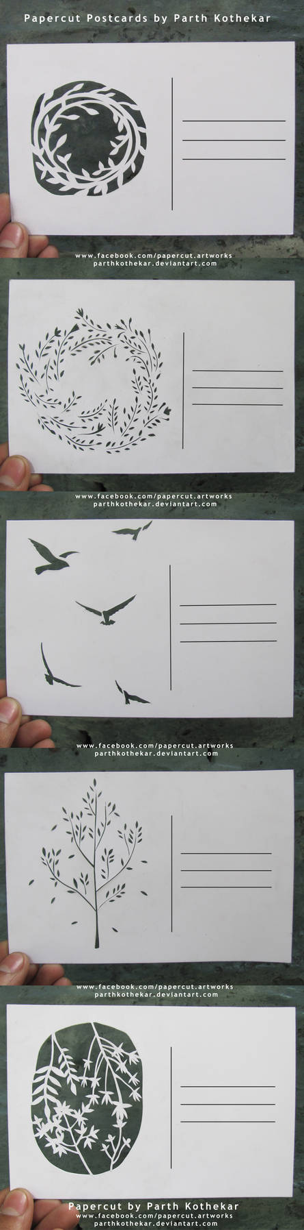 Papercut Postcards by ParthKothekar on DeviantArt