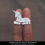 miniature papercut - unicorn