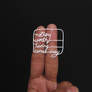 Miniature Papercut - Typography -