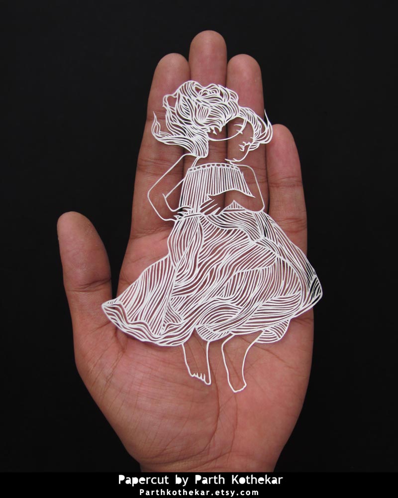 Miniature Papercut - Papercutting - Paper art