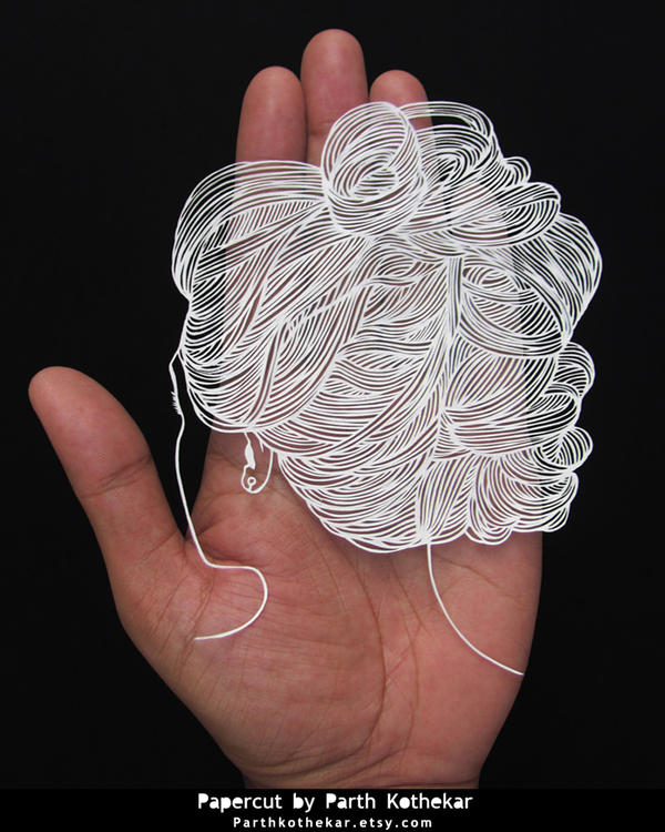 Papercut Deviantart Miniature Papercut - Papercutting - Paper art by ParthKothekar on ...